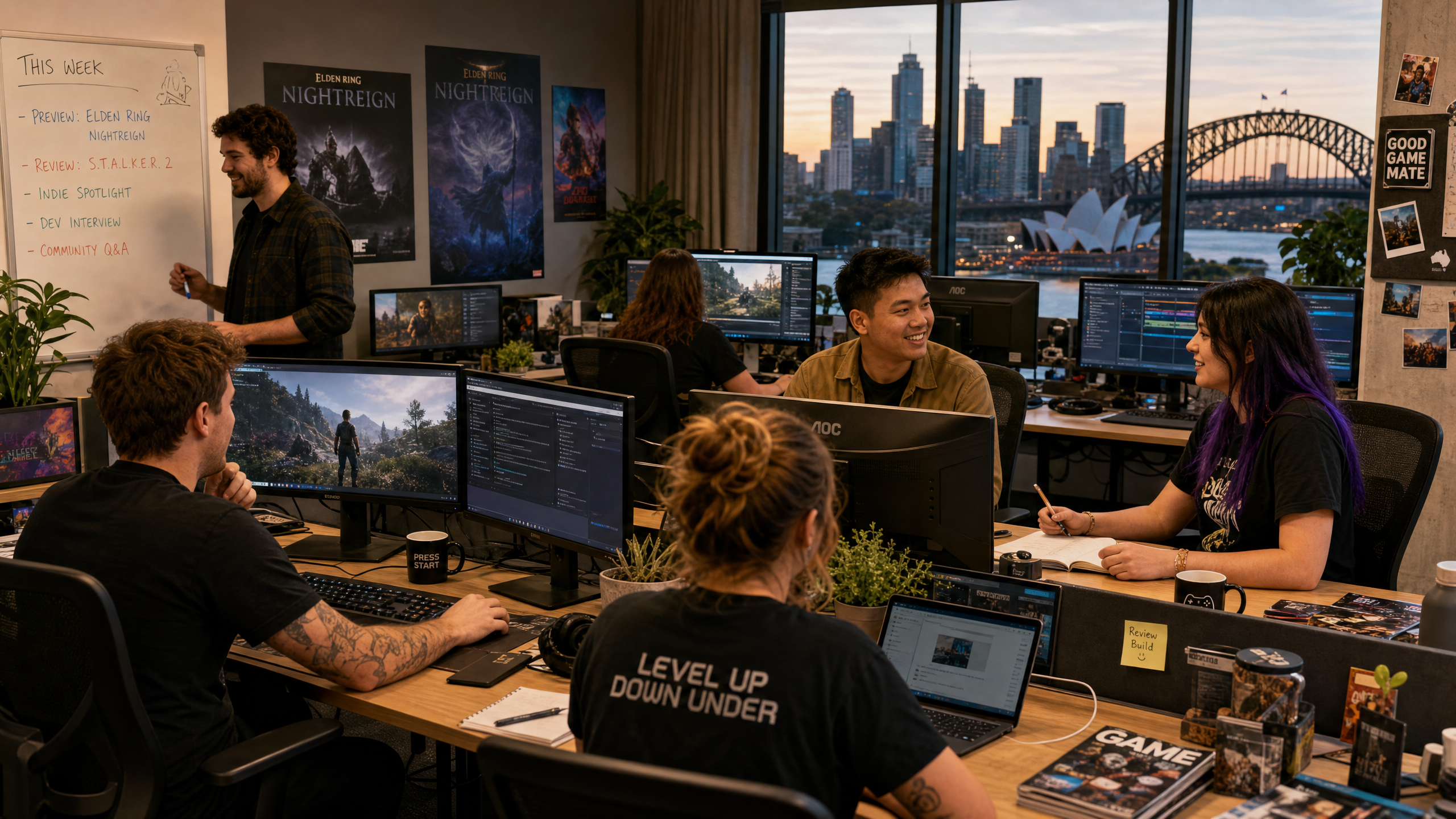 The BattleUpLink team at their Sydney office